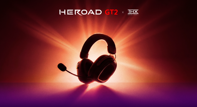 QCY Heroad GT2 integruje THX Spatial Audio+ dla jeszcze intensywniejszych wrażeń dźwiękowych podczas grania.