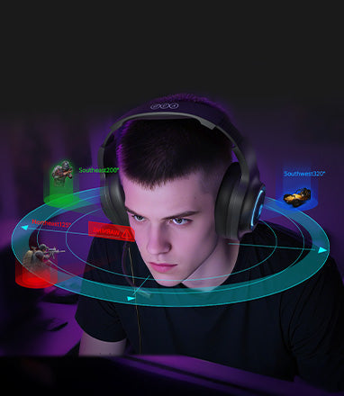 Słuchawki gamingowe z podświetleniem RGB dla immersyjnych wrażeń podczas gry