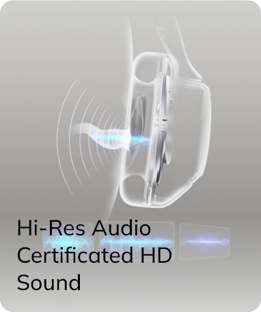 Słuchawki douszne z certyfikatem Hi-Res Audio dla dźwięku HD