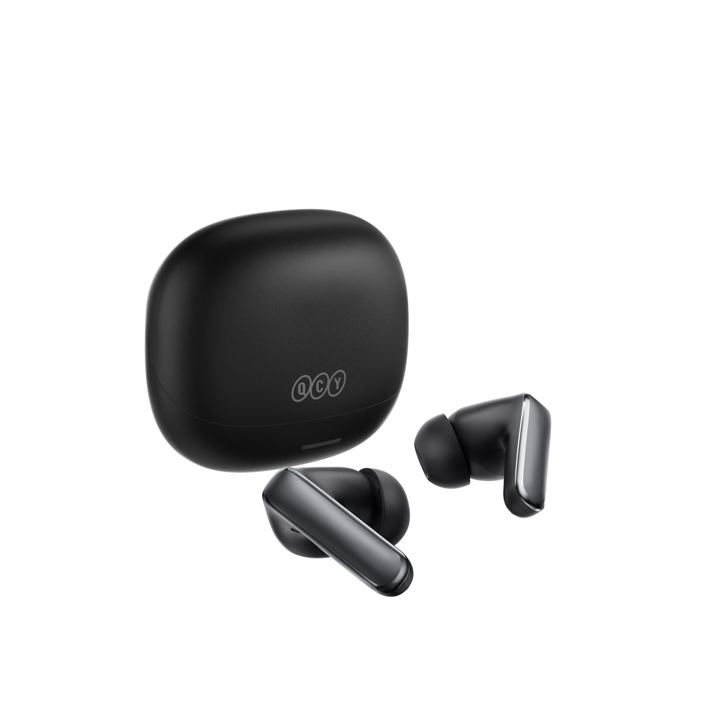 MeloBuds N65 – czarne słuchawki True Wireless z etui ładującym.