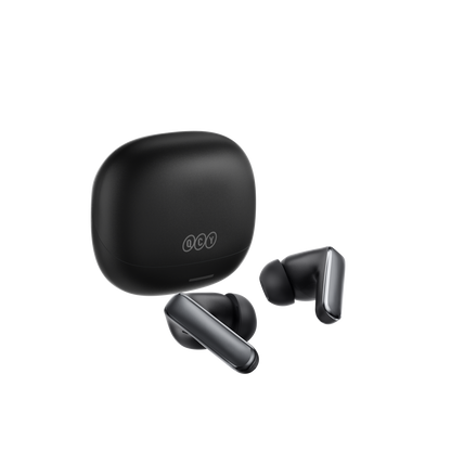 MeloBuds N65 – czarne słuchawki True Wireless z etui ładującym.