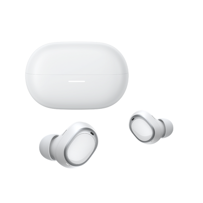 QCY MeloBuds A30 słuchawki Bluetooth z etui ładującym, białe, nowoczesny design dla czystego dźwięku i komfortu