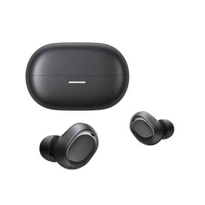 QCY MeloBuds A30 prawdziwie bezprzewodowe słuchawki z etui ładującym, czarne, nowoczesny design, połączenie Bluetooth